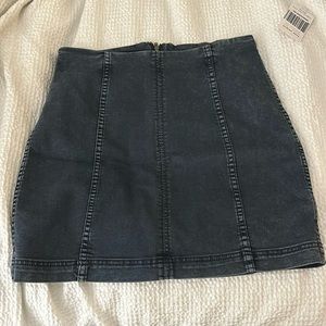 NWT FREE PEOPLE DENIM SKIRT